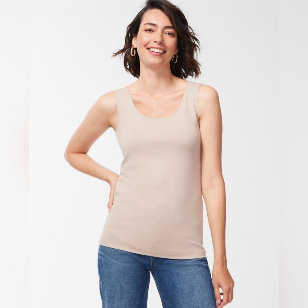 Marla Wynne For Chico's Scoop-Neck Tank